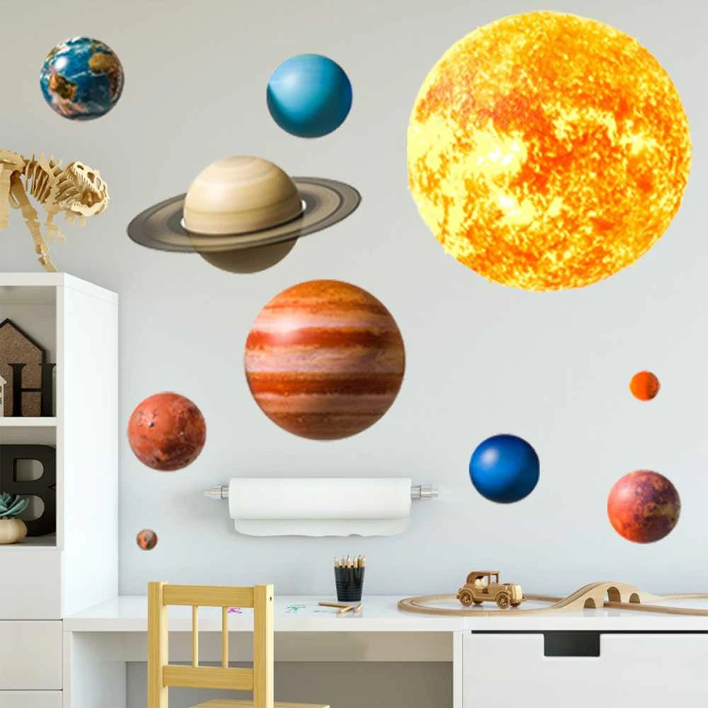 Room Decor SIPO lipdukas sienoms planetos 91x72cm WS63039