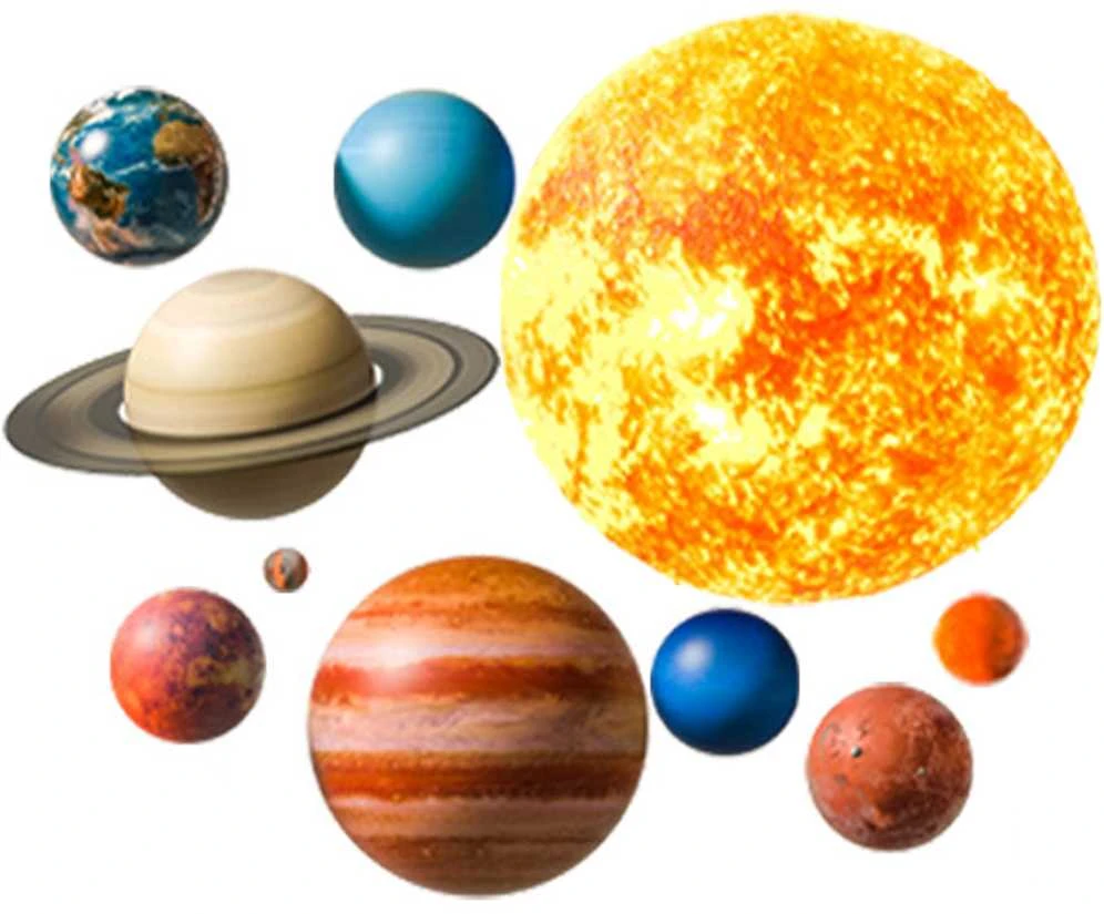 Room Decor SIPO lipdukas sienoms planetos 91x72cm WS63039