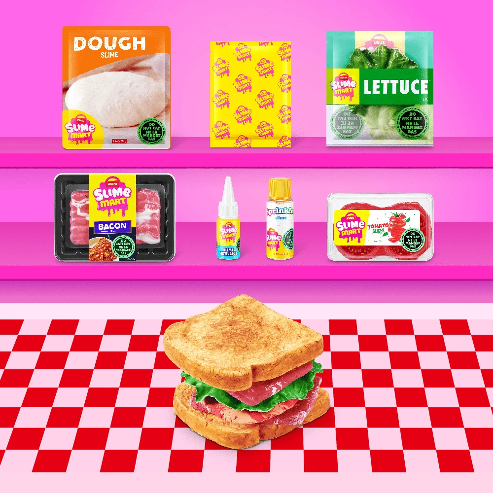 SLIME MART SLIME gaminimo rinkinys „Shopping Cart"