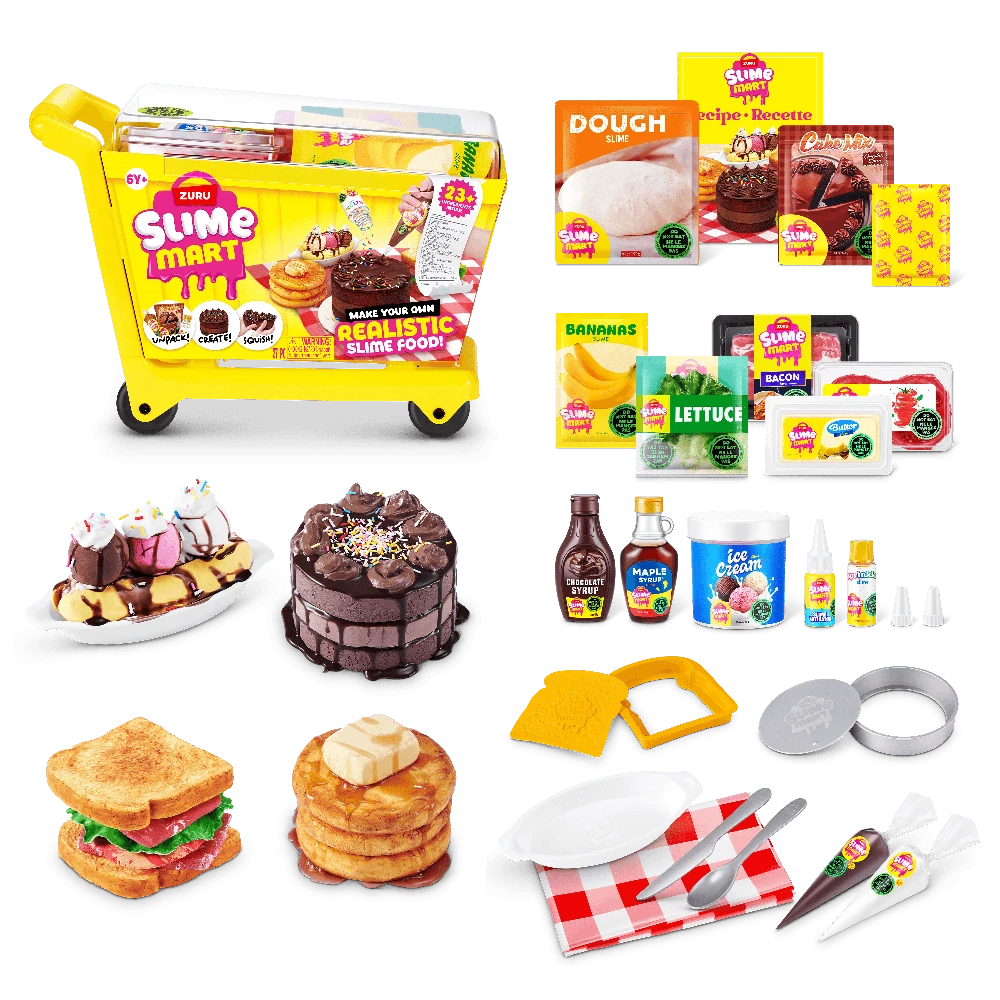 SLIME MART SLIME gaminimo rinkinys „Shopping Cart"