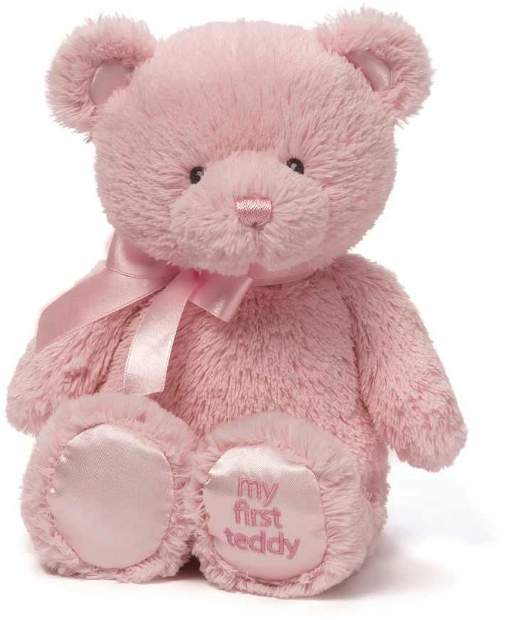 GUND Mano pirmasis pliušinis meškutis, rožinis, 45 cm
