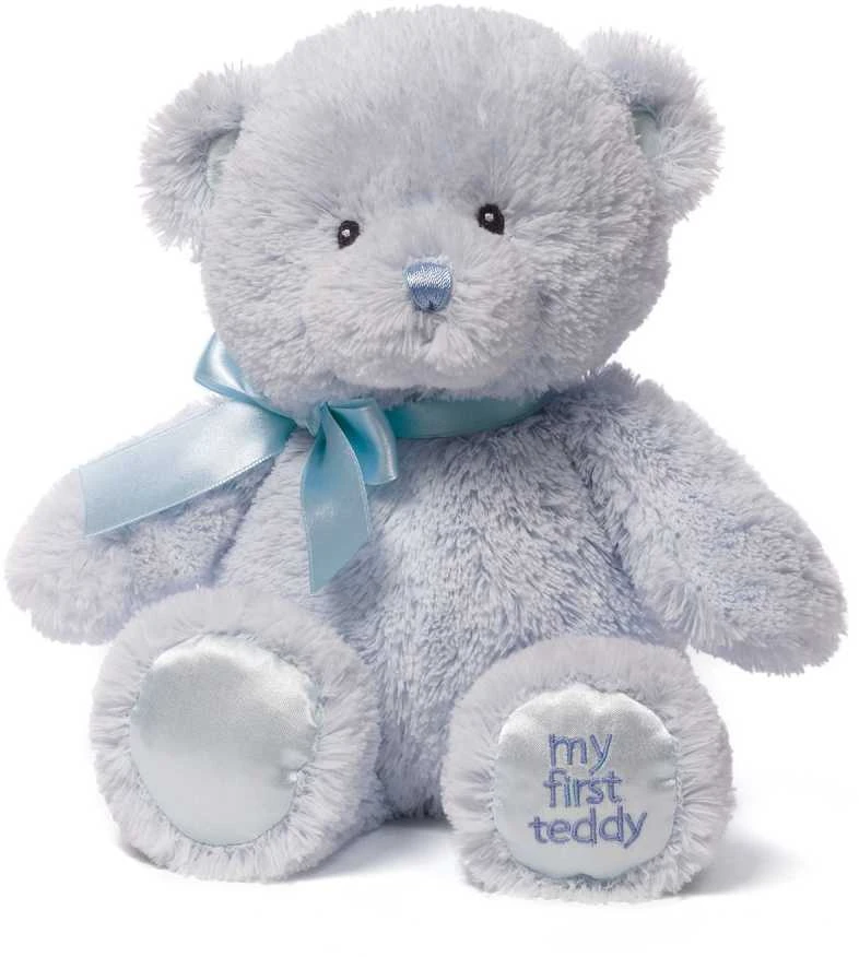 GUND Mano pirmasis pliušinis meškutis, mėlynas, 45 cm