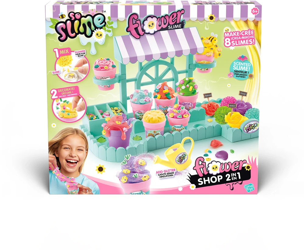 SO SLIME Rinkinys „Gėlių parduotuvė“