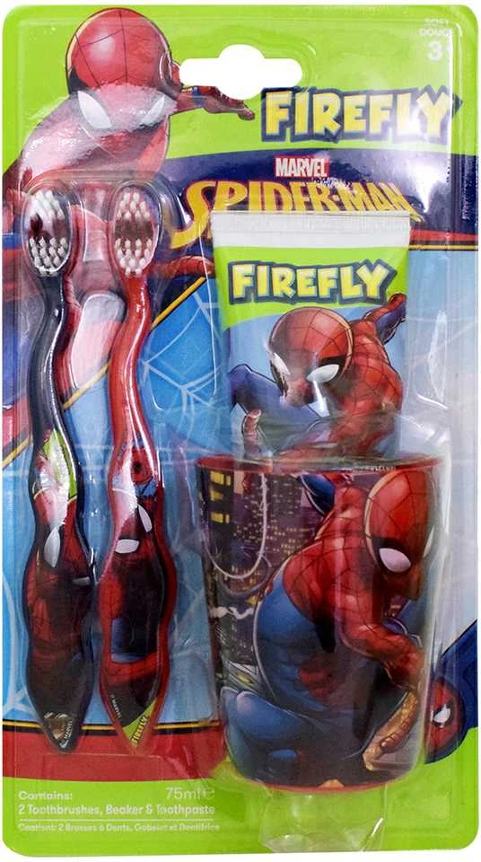 Fragrances For Children SPIDER-MAN dantų priežiūros rinkinys nuo 3 metų, 4 vnt.