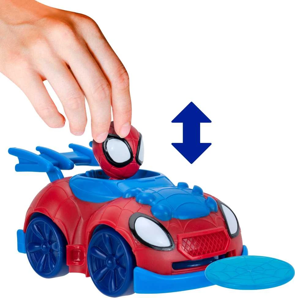 Jazwares SPIDER-MAN SPIDEY AND HIS AMAZING FRIENDS Mašinėlė „Disc Dashers“
