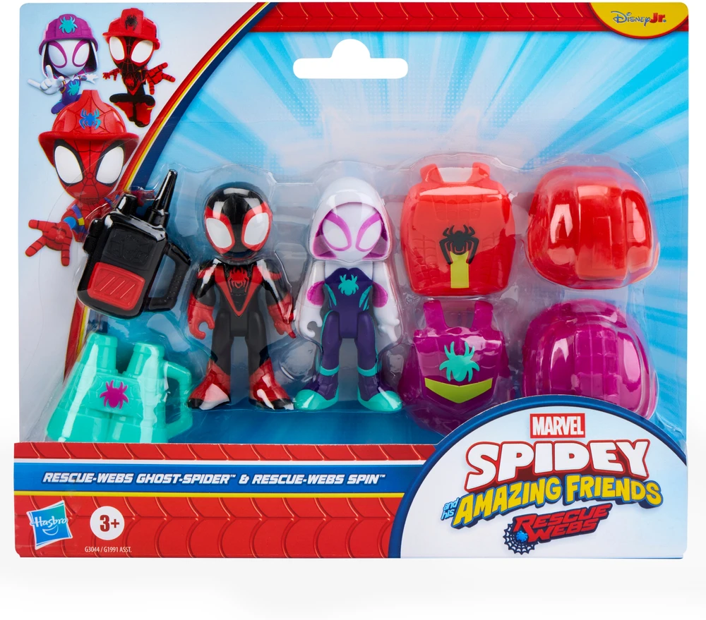 SPIDER-MAN Spidey and his amazing friends figure Rescue 2-pack