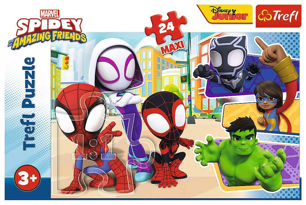 Trefl Dėlionė 24 vnt. - Žmogus-voras "Spidey"