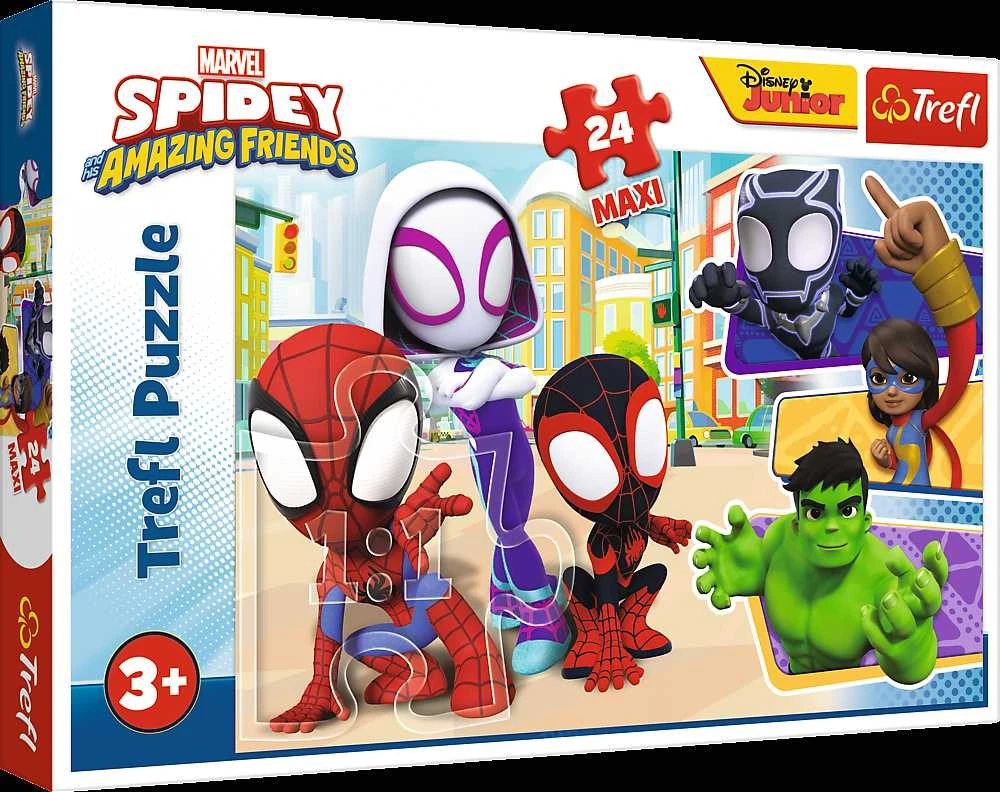 Trefl Dėlionė 24 vnt. - Žmogus-voras "Spidey"