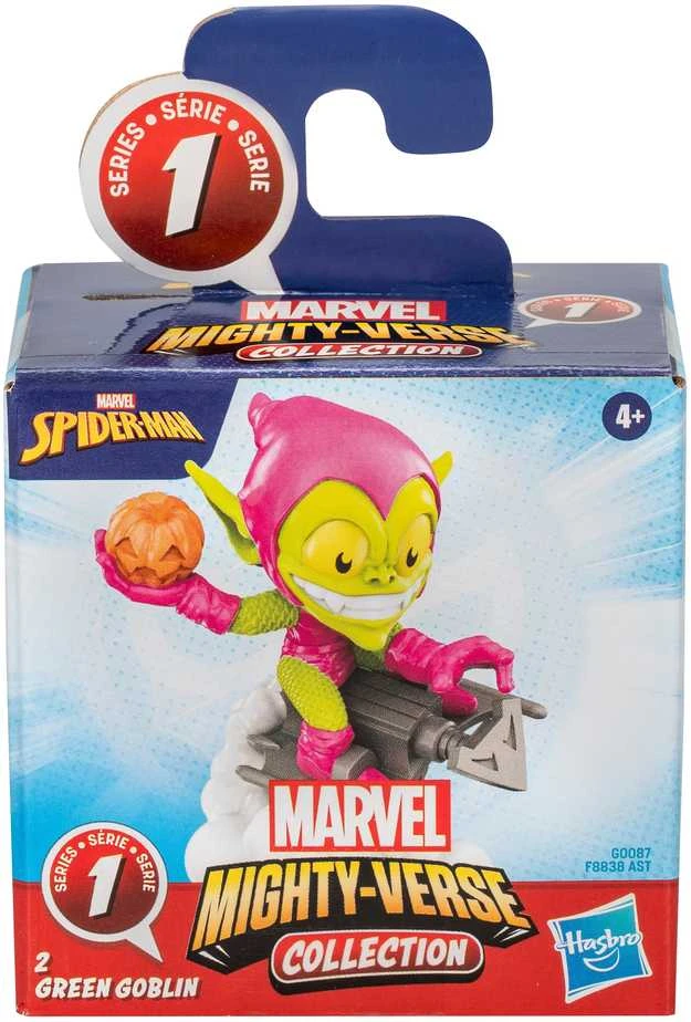 SPIDER-MAN uždaroje pakuotėje Mighty Verse Žalias Goblin