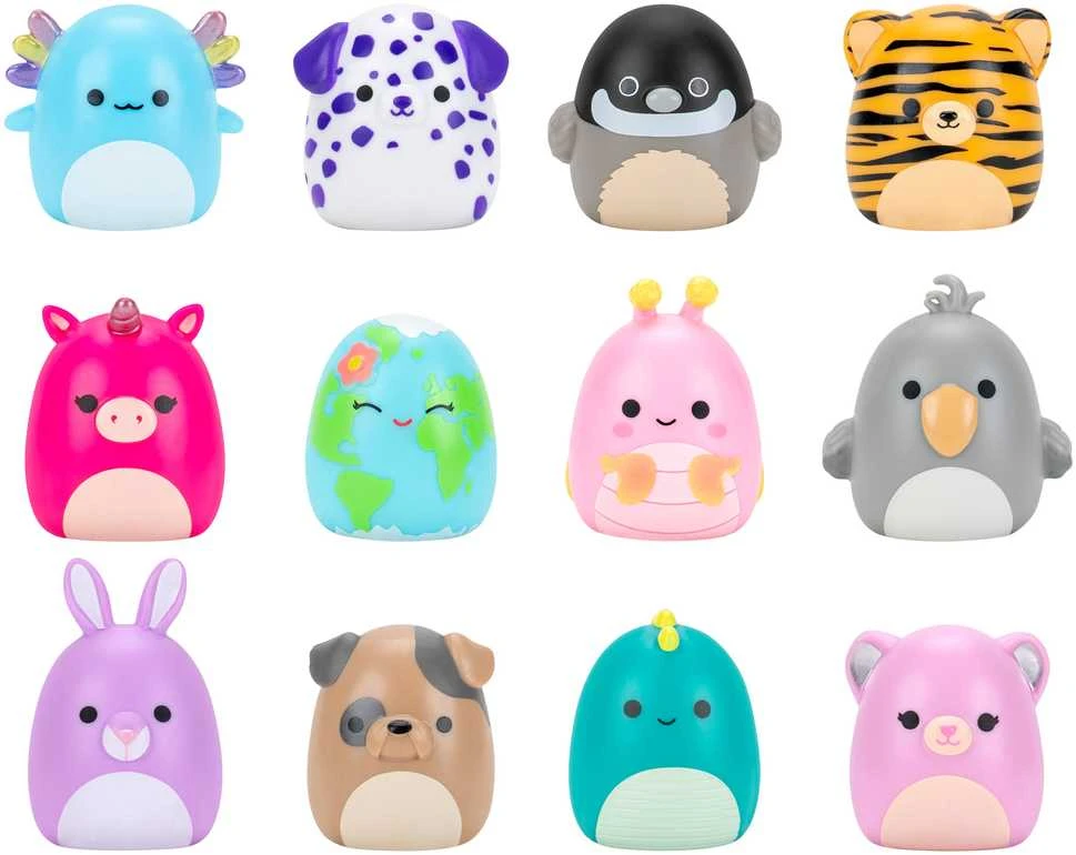 SQUISHMALLOWS SQUISH-A-LONGS Rinkinys su 2 mini figūrėlėmis