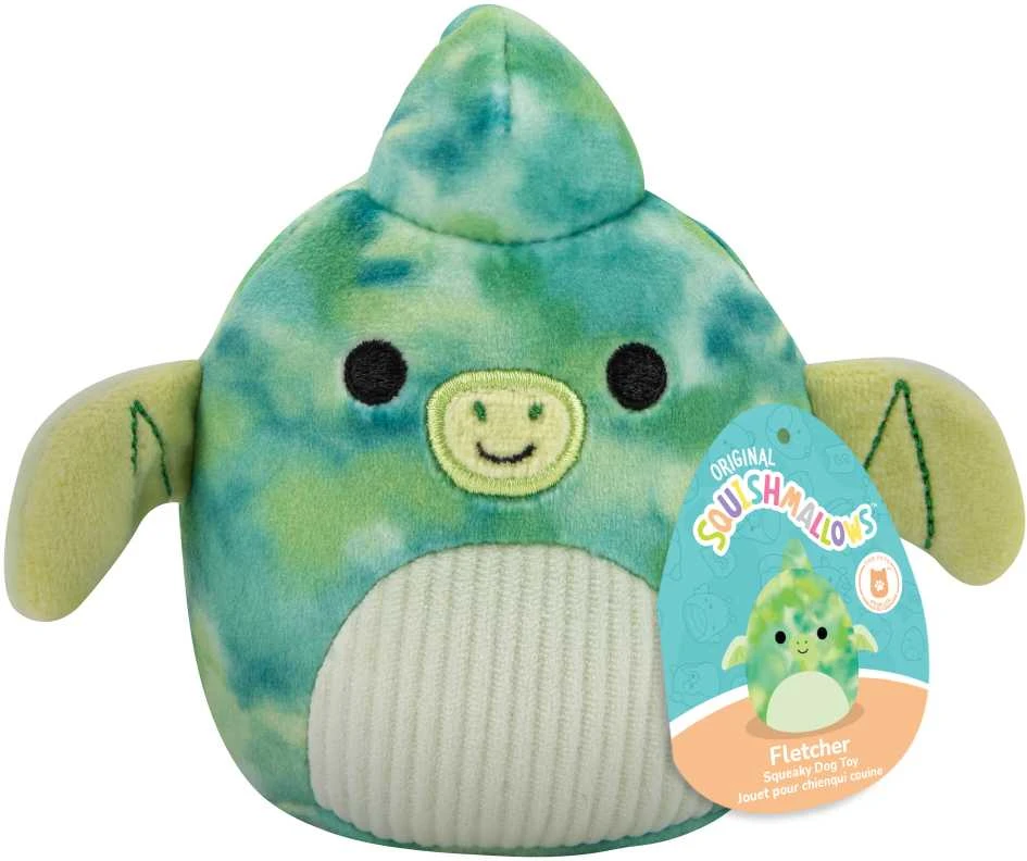 SQUISHMALLOWS Šuns žaislai, 9 cm, 2 vnt.