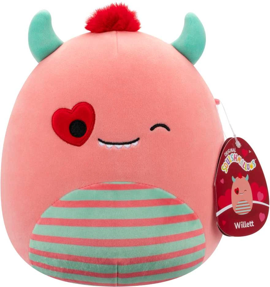 SQUISHMALLOWS Valentino dienos pliušinis žaislas, 19 cm