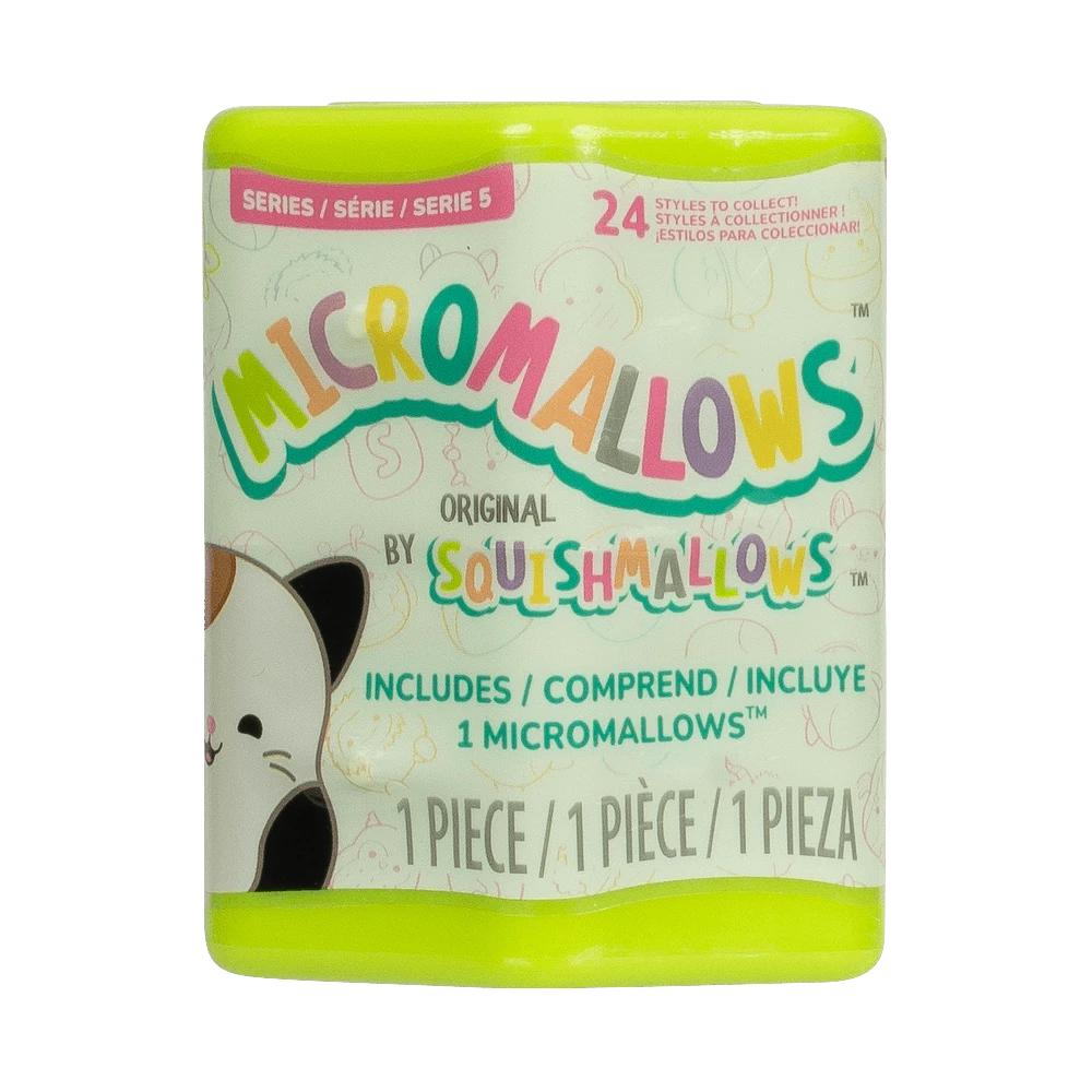 SQUISHMALLOWS W5 Paslaptingas pliušinis gyvūnėlis „Micromallows“