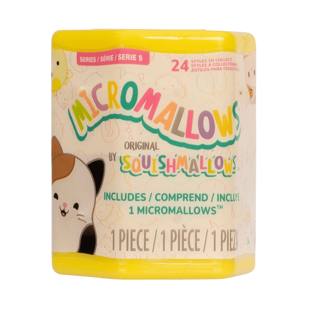 SQUISHMALLOWS W5 Paslaptingas pliušinis gyvūnėlis „Micromallows“