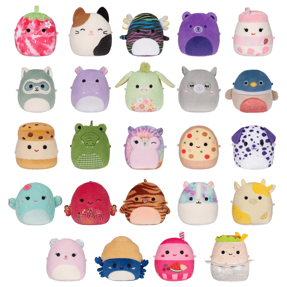 SQUISHMALLOWS W5 Paslaptingas pliušinis gyvūnėlis „Micromallows“