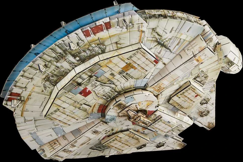 Spin Master STAR WARS 4D dėlionė „Žvaigždžių karai: Millennium Falcon“