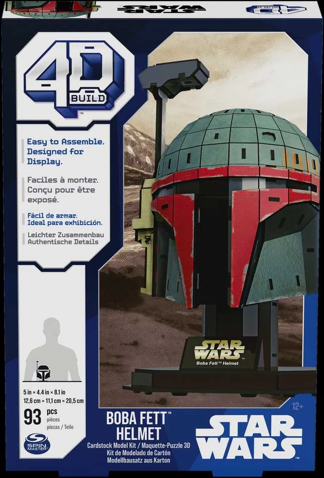 Spin Master STAR WARS 4D dėlionė „Žvaigždžių karai: Boba Fett šalmas“