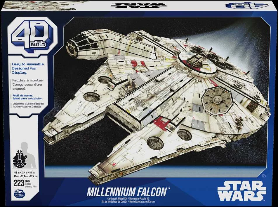 Spin Master STAR WARS 4D dėlionė „Žvaigždžių karai: Millennium Falcon“