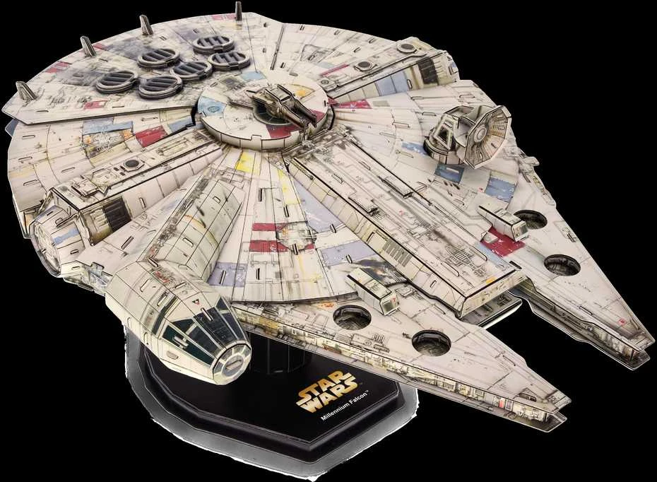 Spin Master STAR WARS 4D dėlionė „Žvaigždžių karai: Millennium Falcon“