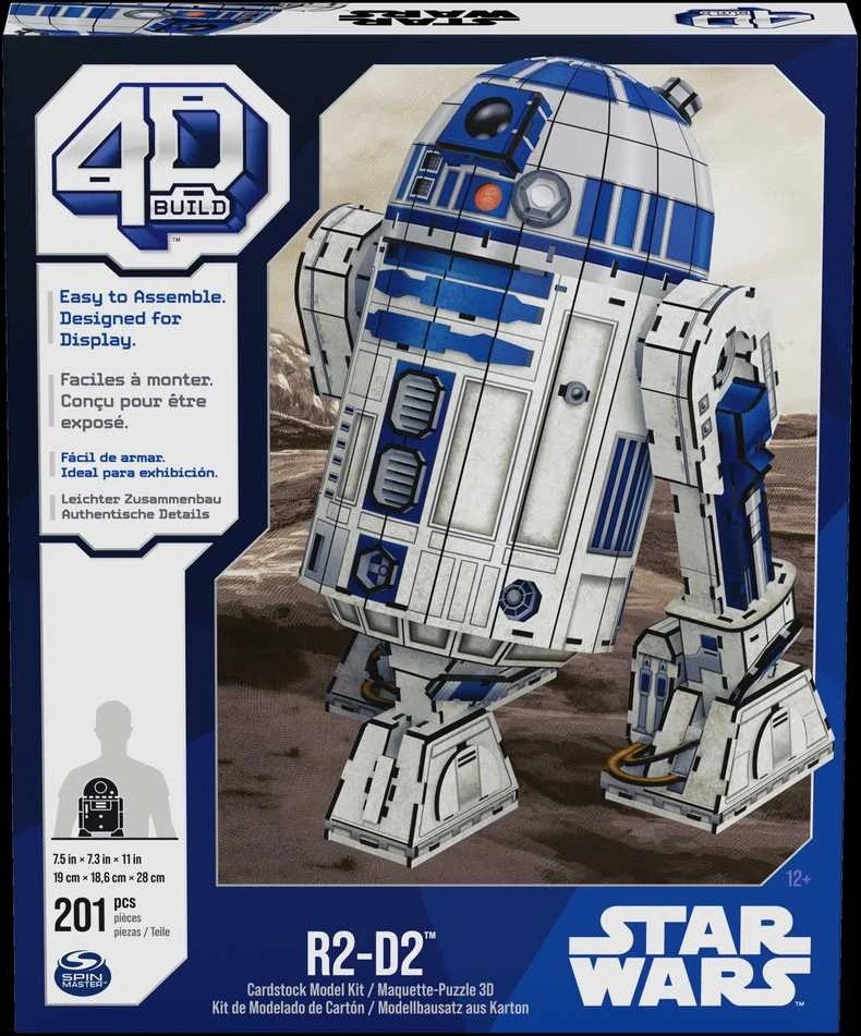 Spin Master STAR WARS 4D dėlionė „Žvaigždžių karai: R2D2“