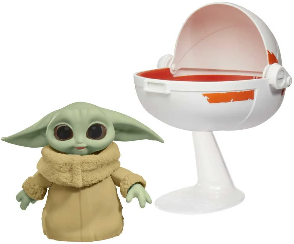 Mattel Star Wars Interaktyvus pliušinis Wild Ridin´ Grogu, 12 cm