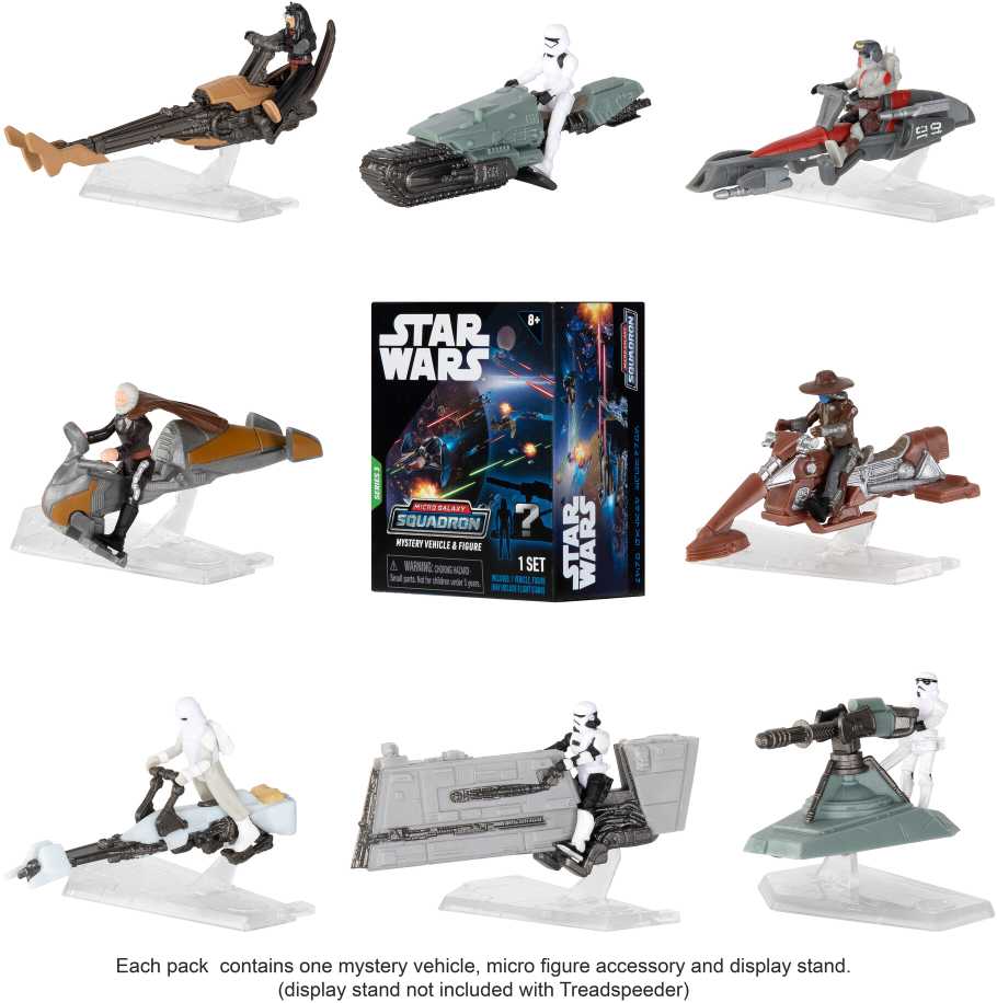 Star Wars Transporto priemonė su figūrėle uždaroje pakuotėje, W3