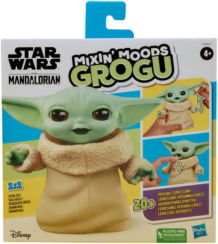 Star Wars Veido išraišką keičianti Grogu figūrėlė, 12 cm