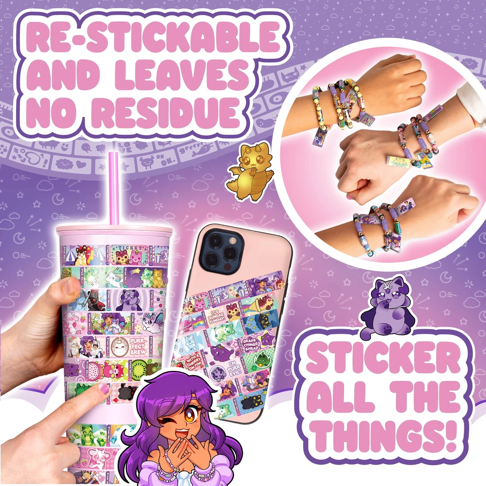 STICKI ROLLS APHMAU Apyrankė su lipdukais