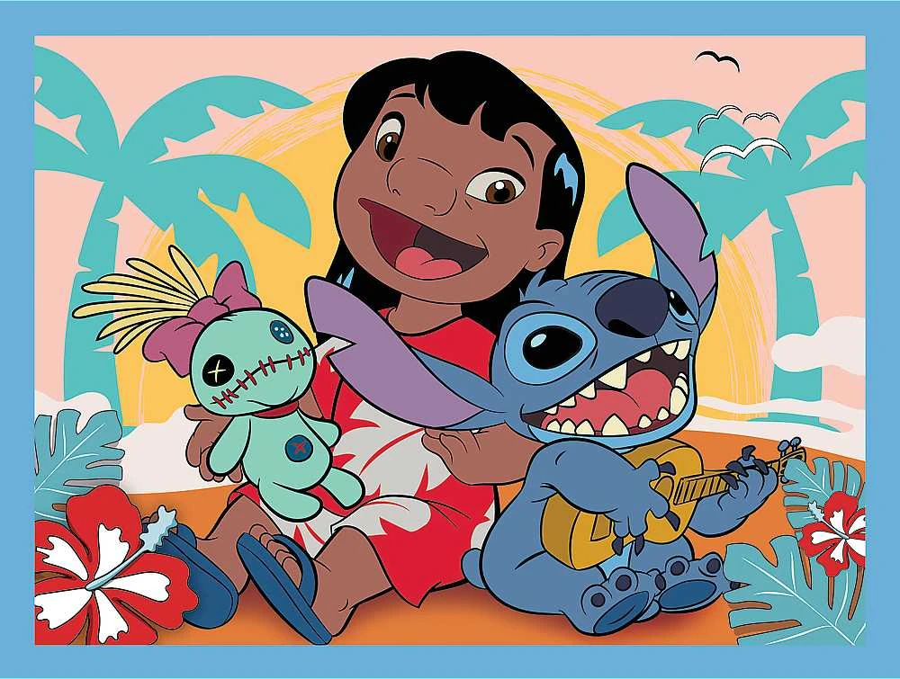 STITCH TREFL 30+ 48+ 24 memo kortelės dėlionė-žaidimas