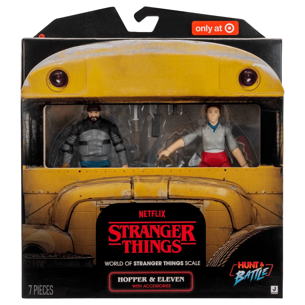 STRANGER THINGS Figūrėlių rinkinys, 2 vnt, 9 cm