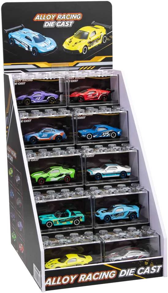 SZ TOYS Metalinis lenktyninis automobilis, 9 cm
