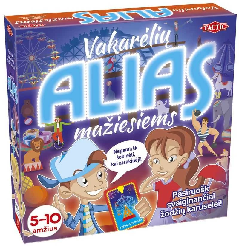 Stalo žaidimas TACTIC Vakarėlių Alias, Junior, LT 54536