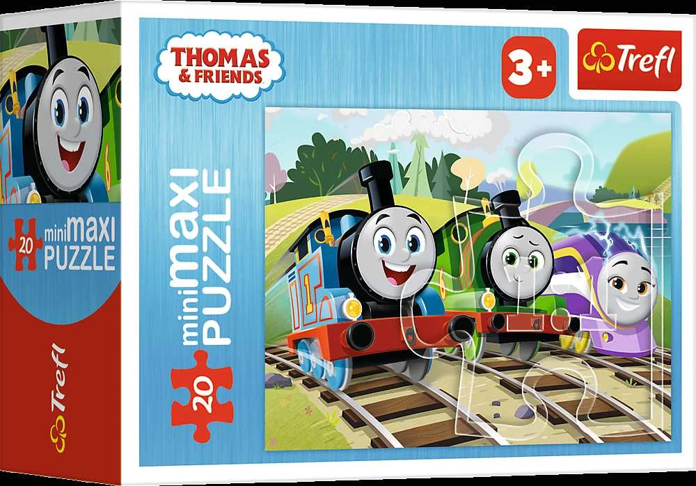 Trefl dėlionė 20x4 vnt. - Traukinukas Tomas