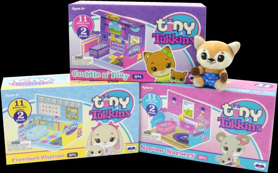 TINY TUKKINS BEVERLY HILLS TEDDY BEAR Rinkinys