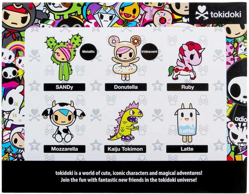 TOKIDOKI Figūrėlių rinkinys, 6 vnt., 5 cm