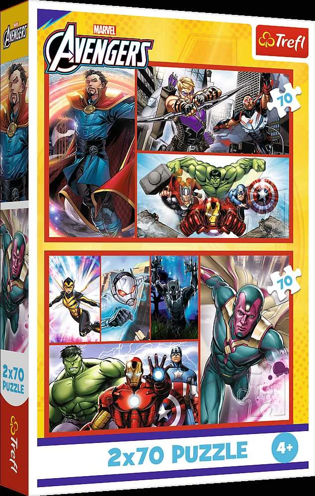 Dėlionė TREFL AVENGERS Dėlionių rinkinys, 2 x 70 det.