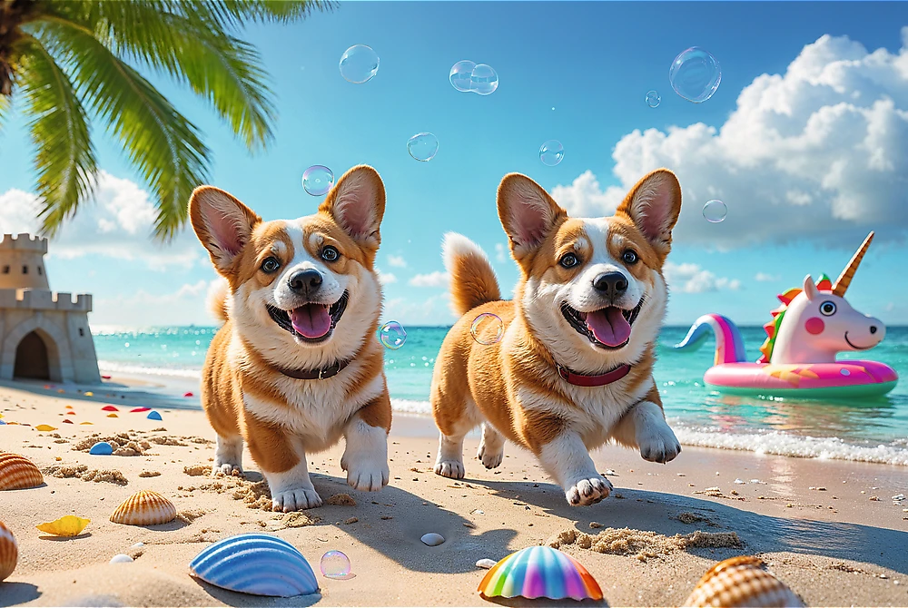 Trefl Dėlionė 100 vnt. - Corgi šuniukai