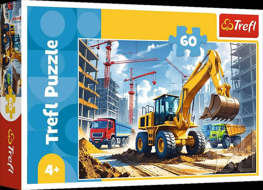 Trefl Dėlionė 60 vnt. - Traktorius