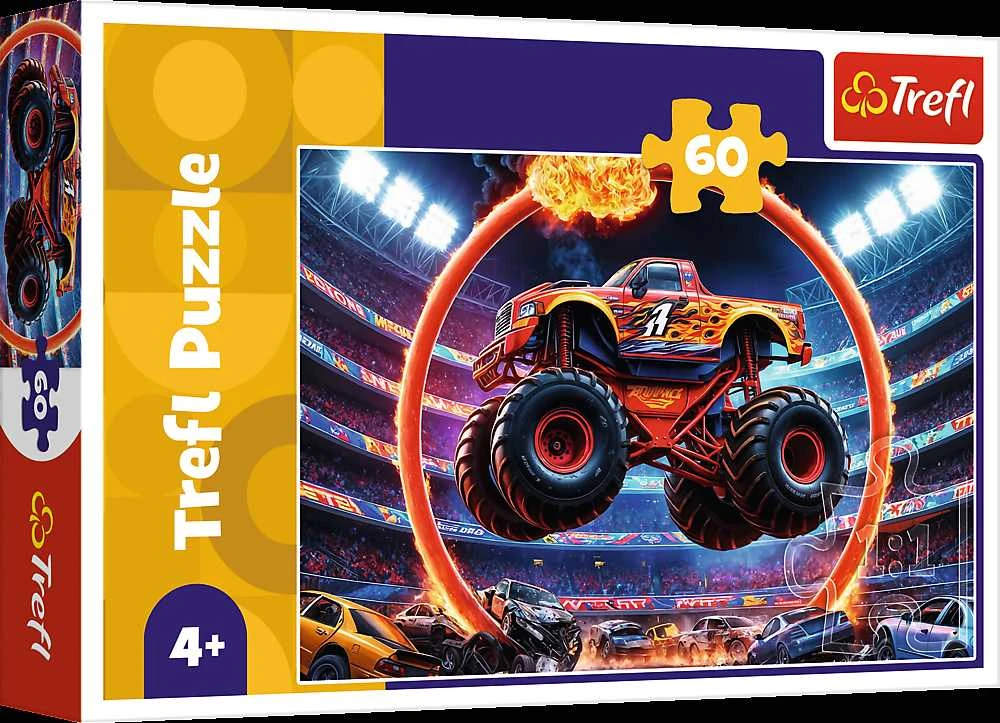 TREFL Dėlionė „Visureigis monstras“, 60 det.