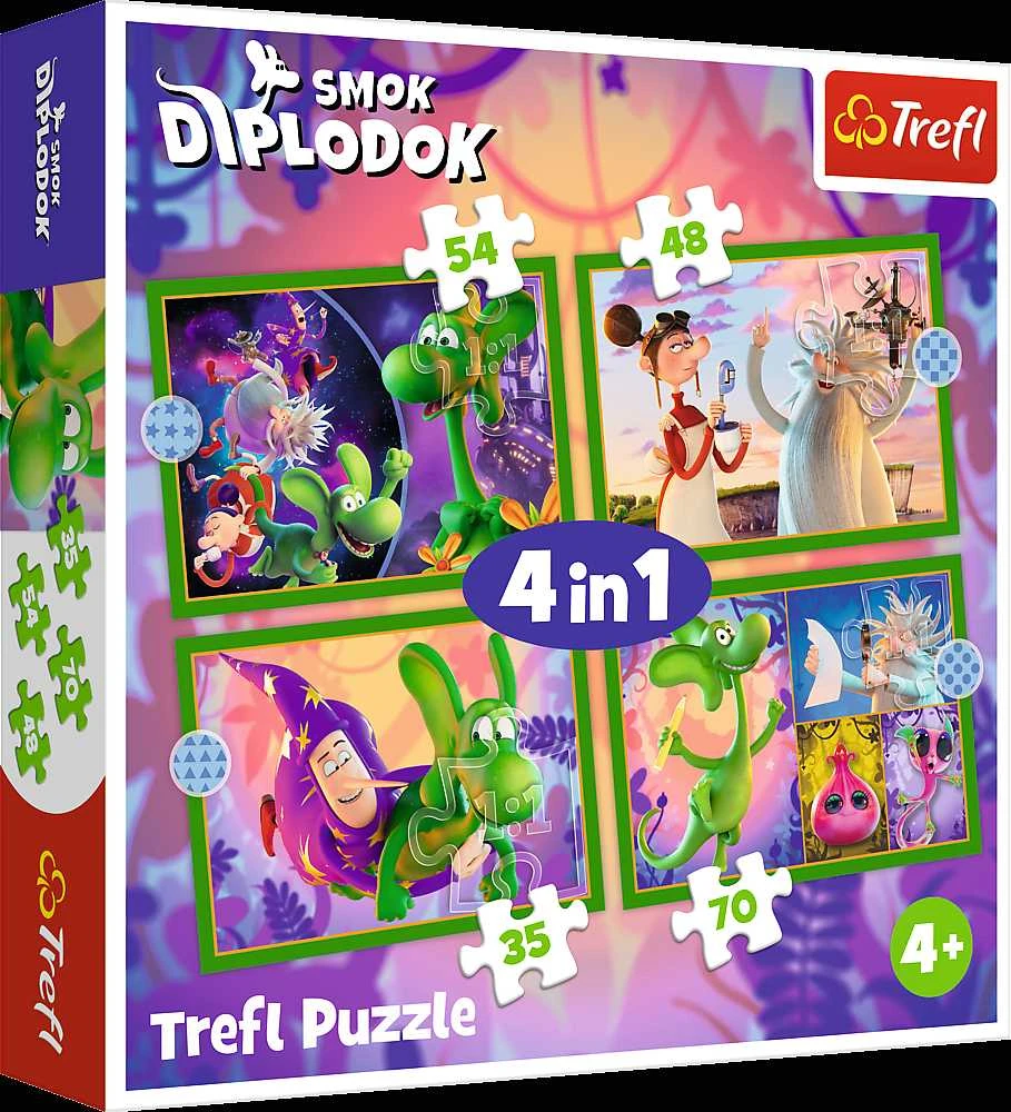 Trefl Dėlionė 207 vnt. - Smok Diplodok