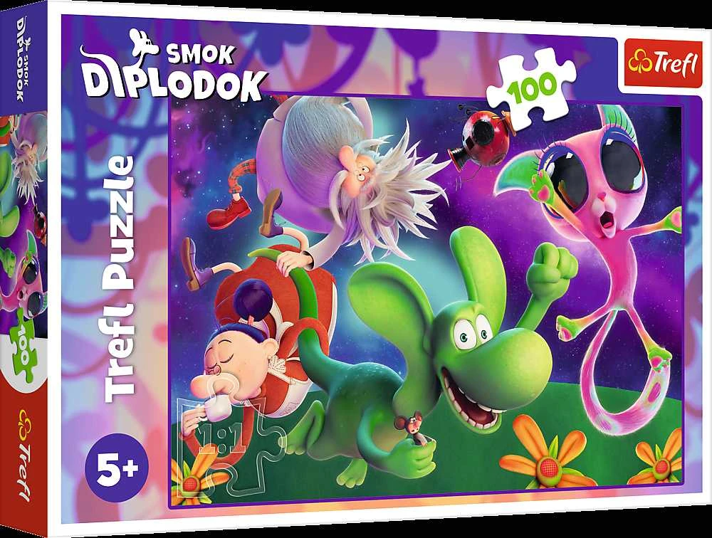 TREFL Diplodocus Dėlionė, 100 det.