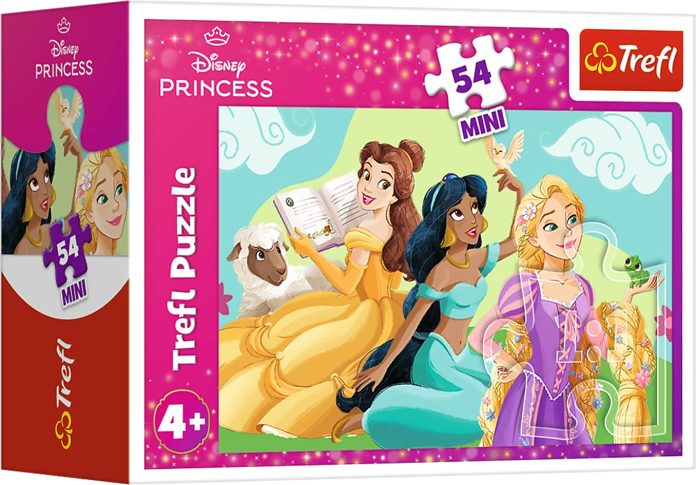 TREFL DISNEY PRINCESS mini dėlionė „Princesės“ 54 det.