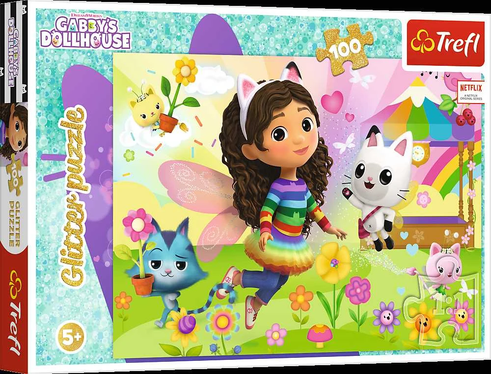 Trefl dėlionė 100 vnt. - Gabby's Dollhouse