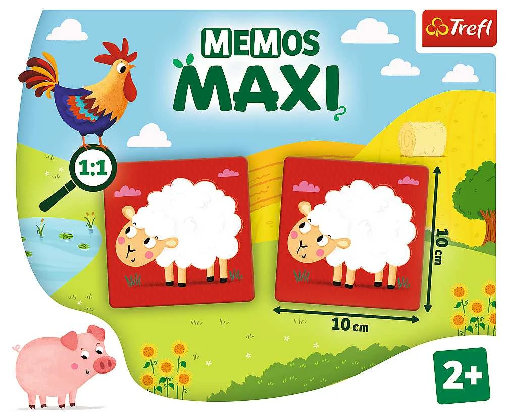 Trefl Atmintį lavinantis stalo žaidimas „Ūkio gyvūnai“