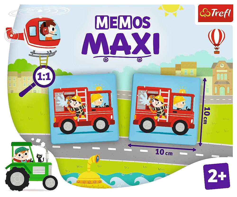 Trefl Atmintį lavinantis stalo žaidimas „Tansportas“