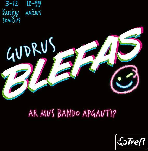 Trefl Stalo žaidimas "Gudrus blefas" (Lietuvių kalba)
