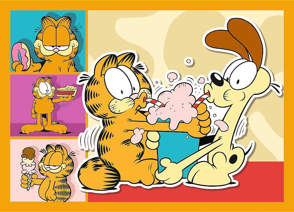 Dėlionė TREFL GARFIELD 4 dėlionių rinkinys
