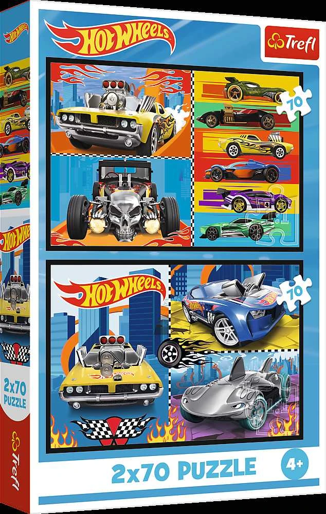 Trefl Dėlionė 3x70 vnt. - Hot Wheels