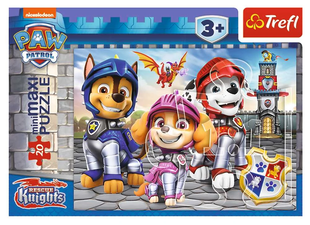 TREFL Mini Maxi dėlionė „Šuniukai-patruliai" 20 det.