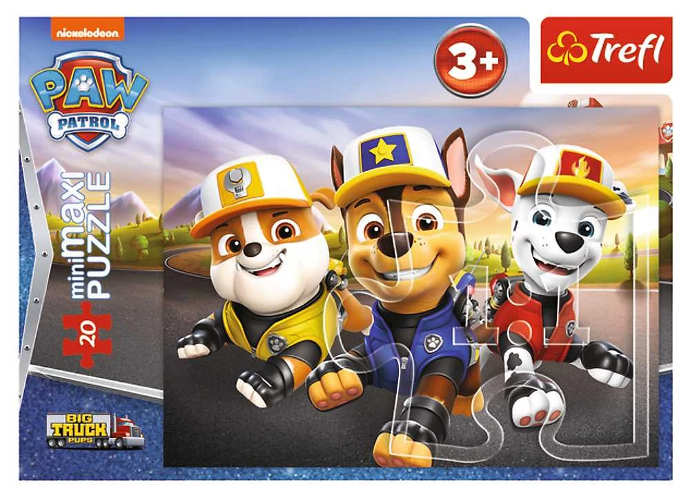 TREFL Mini Maxi dėlionė „Šuniukai-patruliai" 20 det.